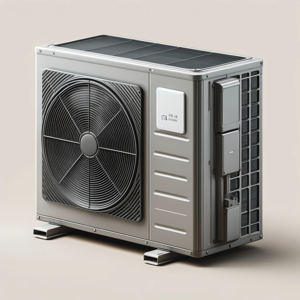 Außengerät einer förderfähigen Klimaanlage